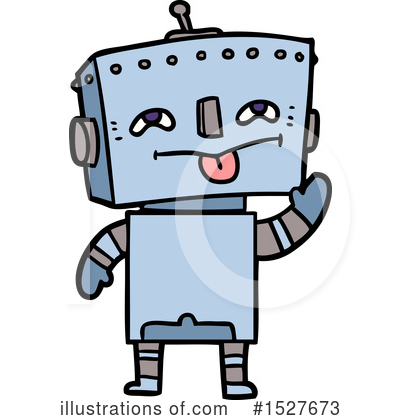 Royalty-Free (RF) Robot Clipart Illustration by lineartestpilot - Stock Sample #1527673