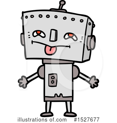 Royalty-Free (RF) Robot Clipart Illustration by lineartestpilot - Stock Sample #1527677