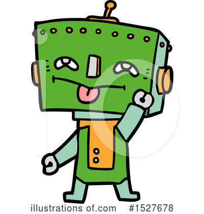 Royalty-Free (RF) Robot Clipart Illustration by lineartestpilot - Stock Sample #1527678