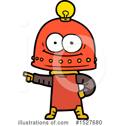 Royalty-Free (RF) Robot Clipart Illustration by lineartestpilot - Stock Sample #1527680