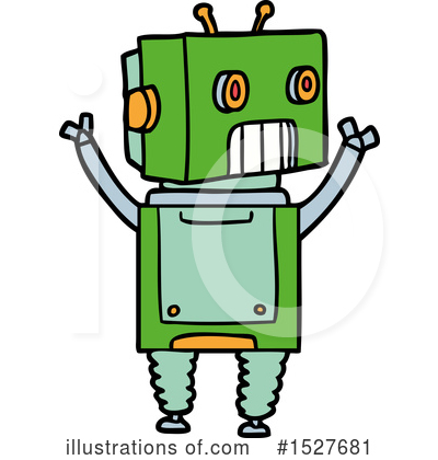 Royalty-Free (RF) Robot Clipart Illustration by lineartestpilot - Stock Sample #1527681