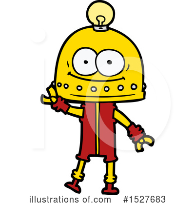 Royalty-Free (RF) Robot Clipart Illustration by lineartestpilot - Stock Sample #1527683
