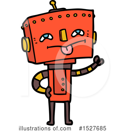 Royalty-Free (RF) Robot Clipart Illustration by lineartestpilot - Stock Sample #1527685