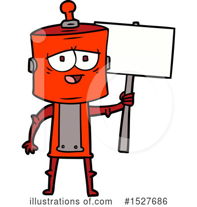 Royalty-Free (RF) Robot Clipart Illustration by lineartestpilot - Stock Sample #1527686