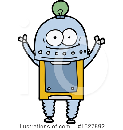 Royalty-Free (RF) Robot Clipart Illustration by lineartestpilot - Stock Sample #1527692
