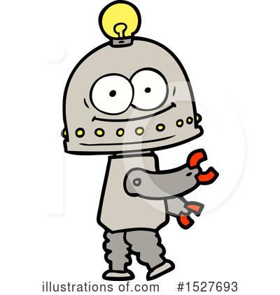 Royalty-Free (RF) Robot Clipart Illustration by lineartestpilot - Stock Sample #1527693