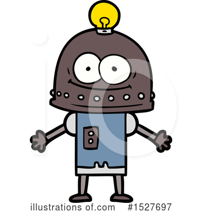 Royalty-Free (RF) Robot Clipart Illustration by lineartestpilot - Stock Sample #1527697