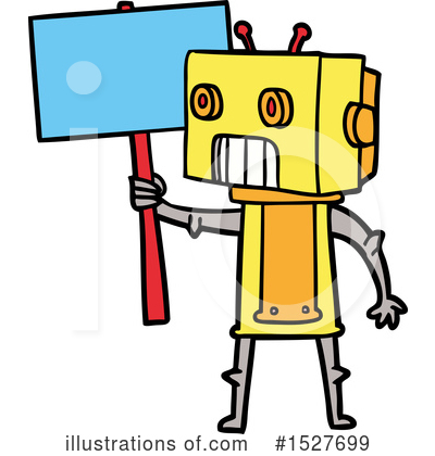 Royalty-Free (RF) Robot Clipart Illustration by lineartestpilot - Stock Sample #1527699