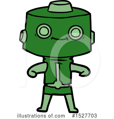 Royalty-Free (RF) Robot Clipart Illustration by lineartestpilot - Stock Sample #1527703
