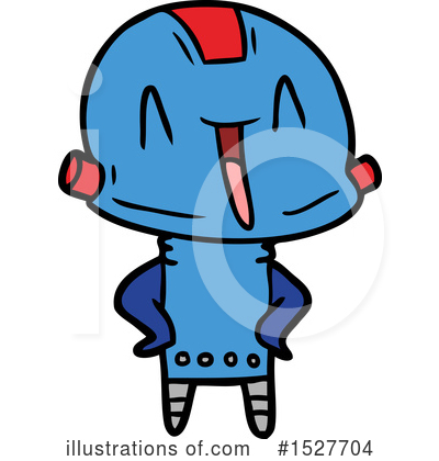 Royalty-Free (RF) Robot Clipart Illustration by lineartestpilot - Stock Sample #1527704