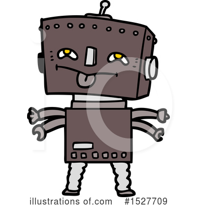 Royalty-Free (RF) Robot Clipart Illustration by lineartestpilot - Stock Sample #1527709