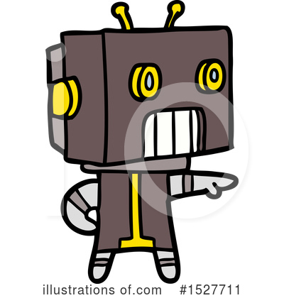 Royalty-Free (RF) Robot Clipart Illustration by lineartestpilot - Stock Sample #1527711