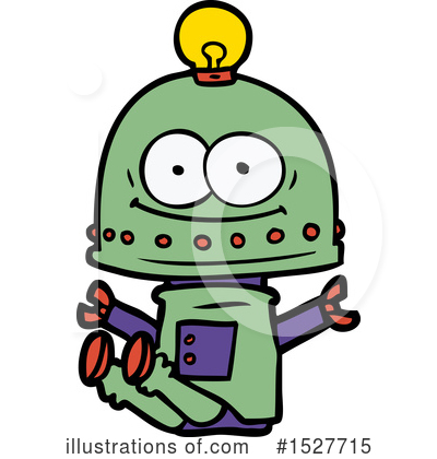 Royalty-Free (RF) Robot Clipart Illustration by lineartestpilot - Stock Sample #1527715
