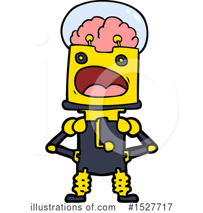 Royalty-Free (RF) Robot Clipart Illustration by lineartestpilot - Stock Sample #1527717