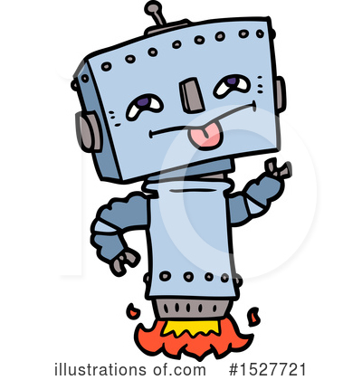 Royalty-Free (RF) Robot Clipart Illustration by lineartestpilot - Stock Sample #1527721