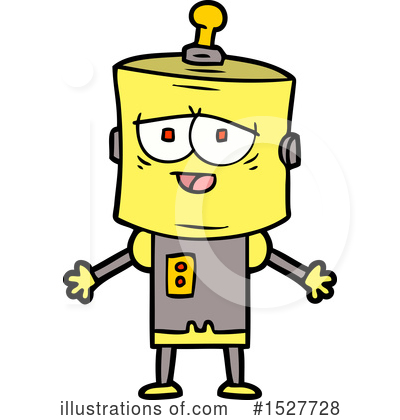 Royalty-Free (RF) Robot Clipart Illustration by lineartestpilot - Stock Sample #1527728