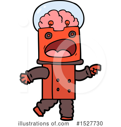 Royalty-Free (RF) Robot Clipart Illustration by lineartestpilot - Stock Sample #1527730