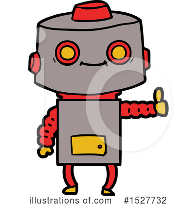 Royalty-Free (RF) Robot Clipart Illustration by lineartestpilot - Stock Sample #1527732