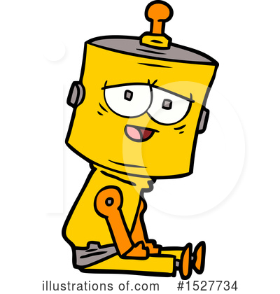 Royalty-Free (RF) Robot Clipart Illustration by lineartestpilot - Stock Sample #1527734