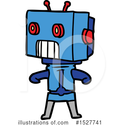 Royalty-Free (RF) Robot Clipart Illustration by lineartestpilot - Stock Sample #1527741