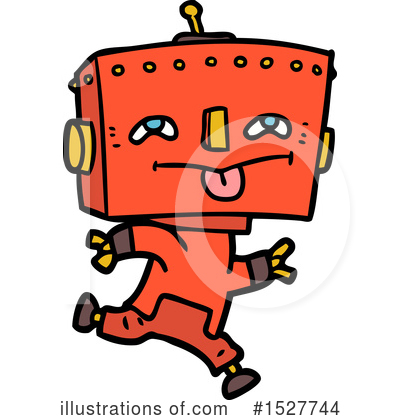 Royalty-Free (RF) Robot Clipart Illustration by lineartestpilot - Stock Sample #1527744