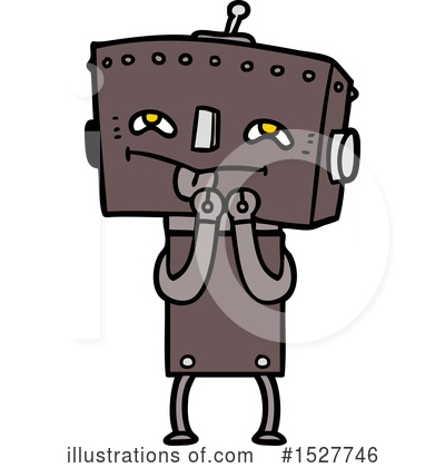 Royalty-Free (RF) Robot Clipart Illustration by lineartestpilot - Stock Sample #1527746