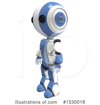 Royalty-Free (RF) Robot Clipart Illustration by Leo Blanchette - Stock Sample #1530018