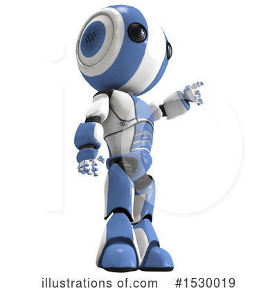 Royalty-Free (RF) Robot Clipart Illustration by Leo Blanchette - Stock Sample #1530019