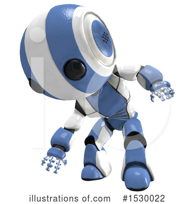 Royalty-Free (RF) Robot Clipart Illustration by Leo Blanchette - Stock Sample #1530022