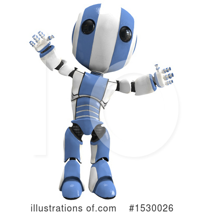 Royalty-Free (RF) Robot Clipart Illustration by Leo Blanchette - Stock Sample #1530026
