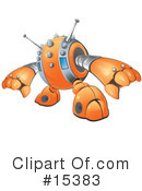 Robot Clipart #15383 by Leo Blanchette