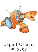 Robot Clipart #15387 by Leo Blanchette