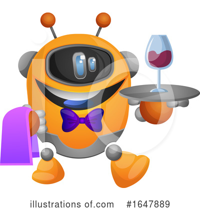 Royalty-Free (RF) Robot Clipart Illustration by Morphart Creations - Stock Sample #1647889