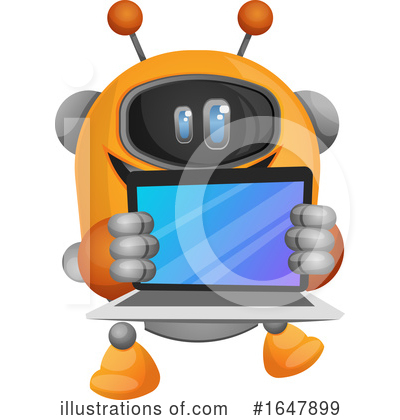 Royalty-Free (RF) Robot Clipart Illustration by Morphart Creations - Stock Sample #1647899