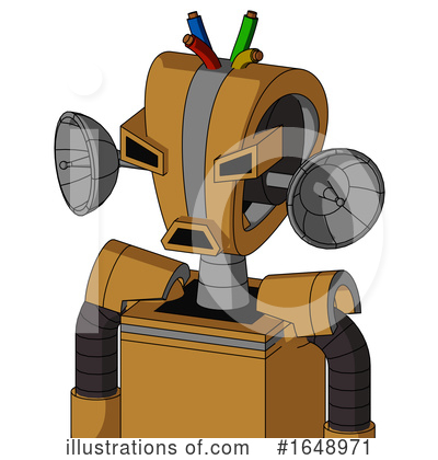 Royalty-Free (RF) Robot Clipart Illustration by Leo Blanchette - Stock Sample #1648971