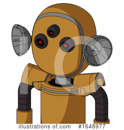 Royalty-Free (RF) Robot Clipart Illustration by Leo Blanchette - Stock Sample #1648977