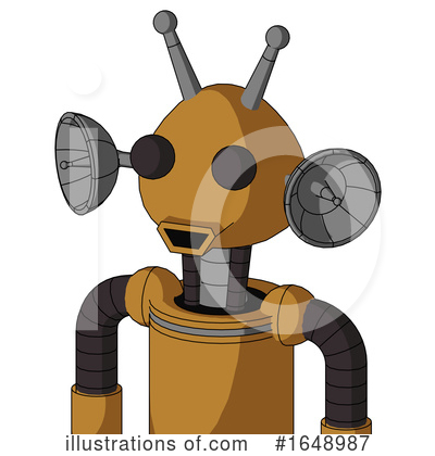 Royalty-Free (RF) Robot Clipart Illustration by Leo Blanchette - Stock Sample #1648987