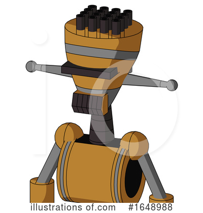 Royalty-Free (RF) Robot Clipart Illustration by Leo Blanchette - Stock Sample #1648988