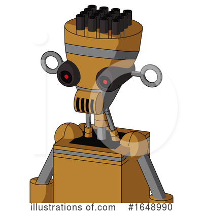 Royalty-Free (RF) Robot Clipart Illustration by Leo Blanchette - Stock Sample #1648990