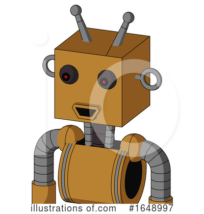 Royalty-Free (RF) Robot Clipart Illustration by Leo Blanchette - Stock Sample #1648997