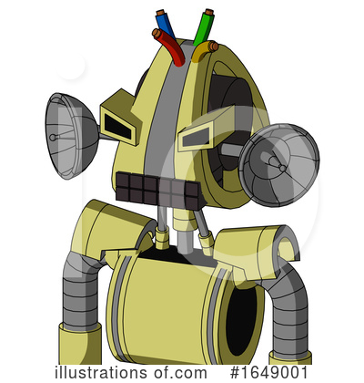 Royalty-Free (RF) Robot Clipart Illustration by Leo Blanchette - Stock Sample #1649001