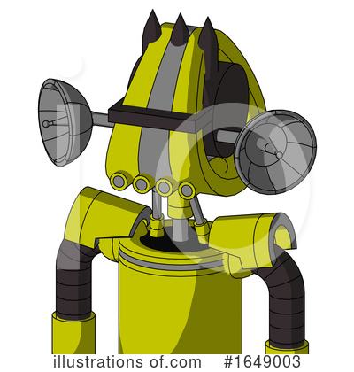 Royalty-Free (RF) Robot Clipart Illustration by Leo Blanchette - Stock Sample #1649003
