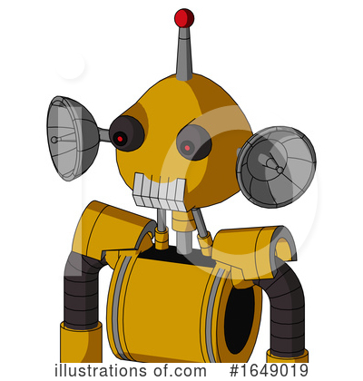 Royalty-Free (RF) Robot Clipart Illustration by Leo Blanchette - Stock Sample #1649019