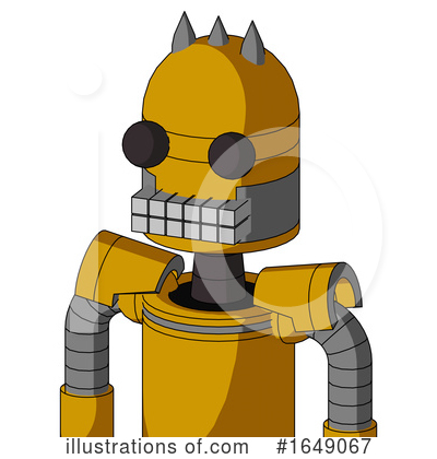 Royalty-Free (RF) Robot Clipart Illustration by Leo Blanchette - Stock Sample #1649067