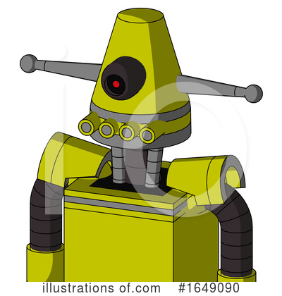 Royalty-Free (RF) Robot Clipart Illustration by Leo Blanchette - Stock Sample #1649090