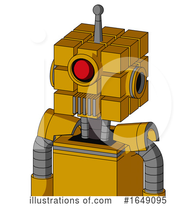 Royalty-Free (RF) Robot Clipart Illustration by Leo Blanchette - Stock Sample #1649095