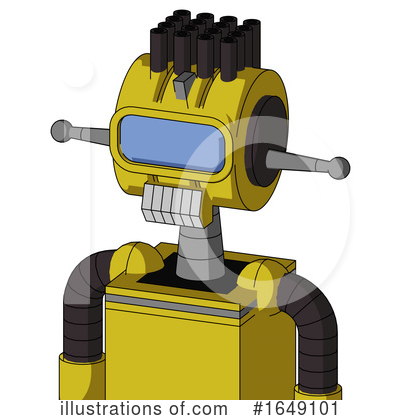 Royalty-Free (RF) Robot Clipart Illustration by Leo Blanchette - Stock Sample #1649101