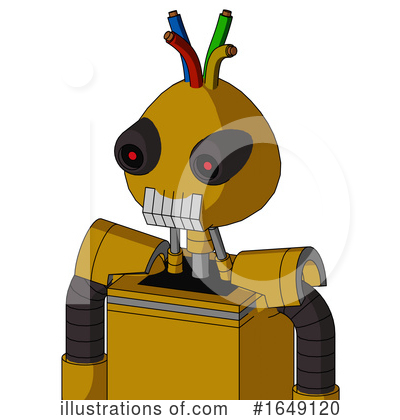 Royalty-Free (RF) Robot Clipart Illustration by Leo Blanchette - Stock Sample #1649120