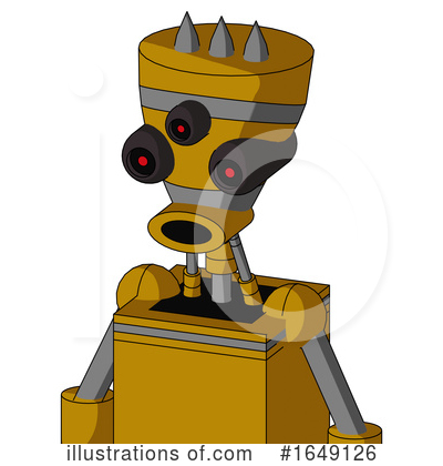 Royalty-Free (RF) Robot Clipart Illustration by Leo Blanchette - Stock Sample #1649126