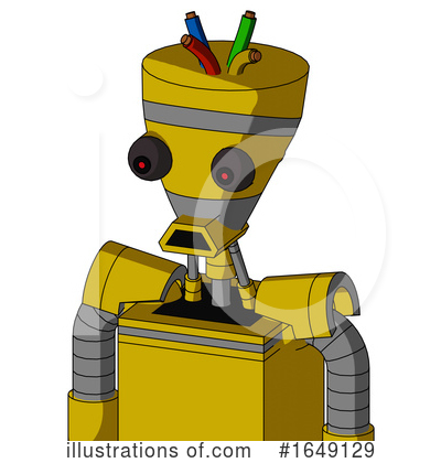 Royalty-Free (RF) Robot Clipart Illustration by Leo Blanchette - Stock Sample #1649129